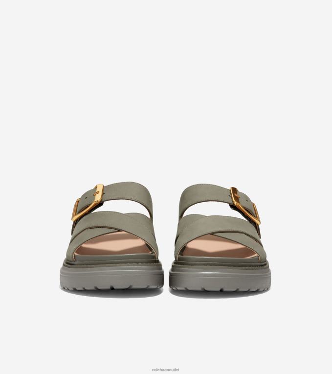 Women Tea Leaf Nubuck Cole Haan Fraya Slide Sandal 2R0V21