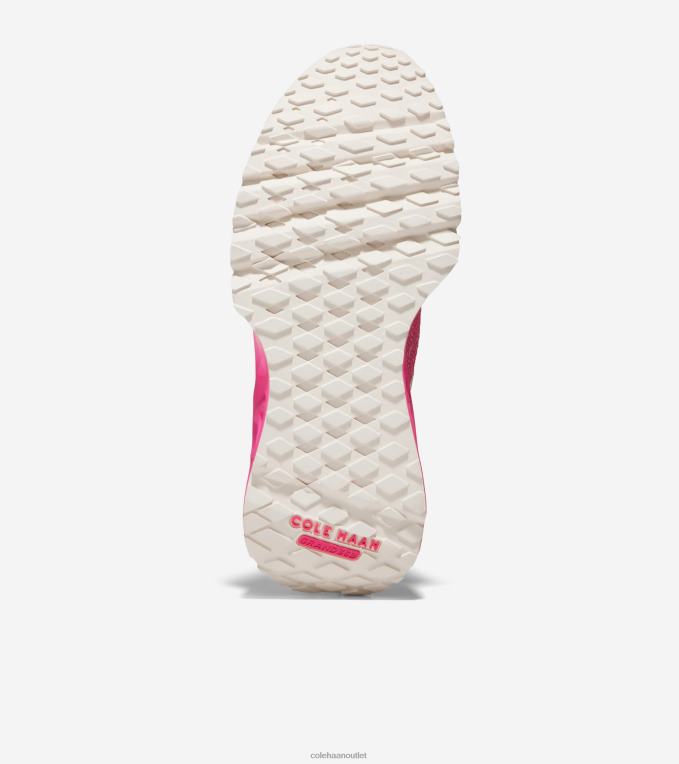 Women Azure Blue-Azalea Pink-Ivory Cole Haan 5.ZEROGRAND Embrostitch Running Shoe 2R0V2242