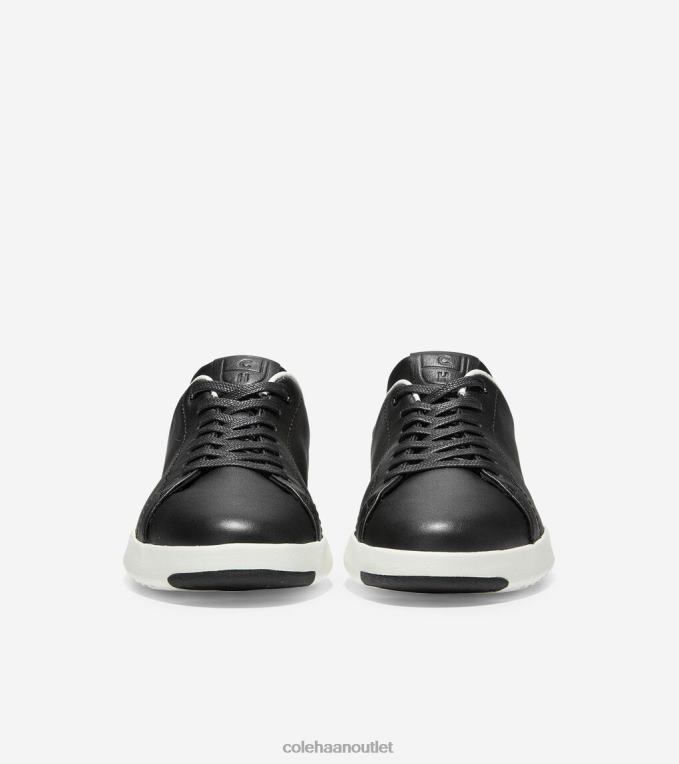 Women Black-Optic White Cole Haan GrandPrO Tennis Sneaker 2R0V2146