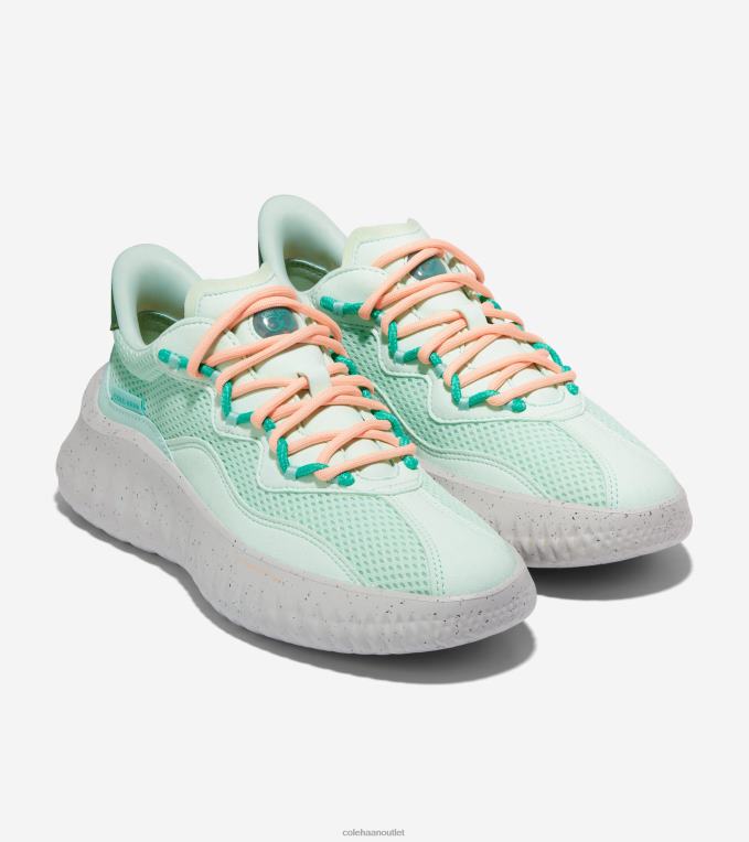 Women Blue Glass-Peach Fuzz-Microchip Cole Haan Generation ZEROGRAND II SQL 2R0V252