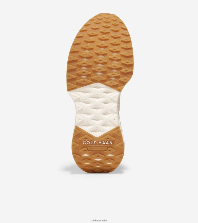 Women Ivory-Egret-Ivory Cole Haan ZEROGRAND Outpace 3 Running Shoe 2R0V259