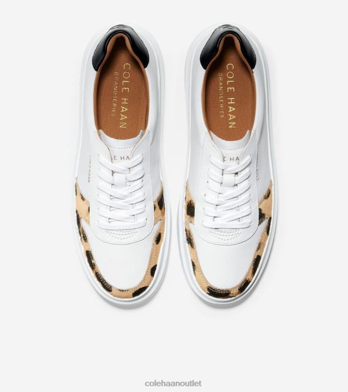 Women Optic White-Jaguar Cole Haan GrandPrO Rally Court Sneaker 2R0V2237