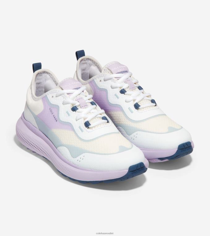 Women Optic White-Orchid Petal Cole Haan ZEROGRAND Fairway Sneaker 2R0V2118