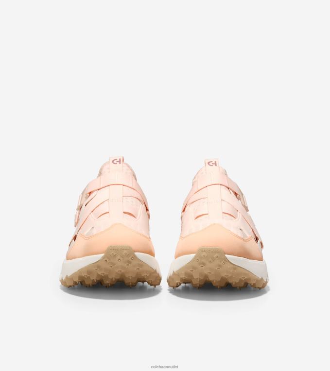 Women Silver Peony-Peach Fuzz-Ivory Cole Haan 5.ZEROGRAND Monk Strap Running Shoe 2R0V2246