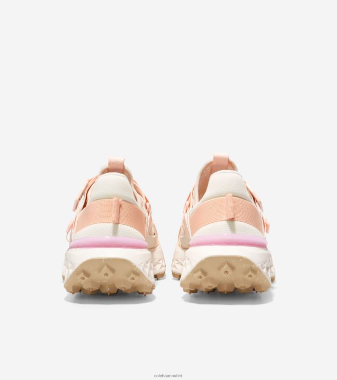 Women Silver Peony-Peach Fuzz-Ivory Cole Haan 5.ZEROGRAND Monk Strap Running Shoe 2R0V2246