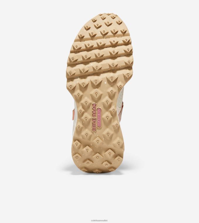 Women Silver Peony-Peach Fuzz-Ivory Cole Haan 5.ZEROGRAND Monk Strap Running Shoe 2R0V2246