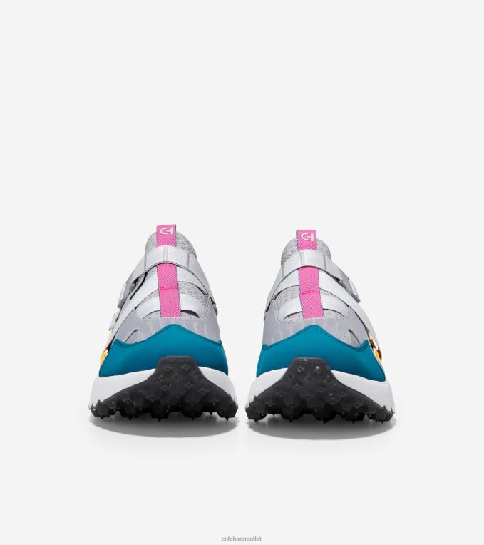 Women Sleet-Moroccan Blue-Rose Violet-White Cole Haan 5.ZEROGRAND Monk Strap Running Shoe 2R0V2248
