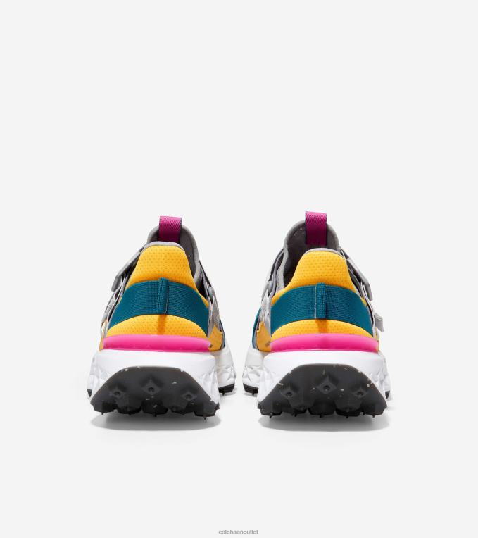 Women Sleet-Moroccan Blue-Rose Violet-White Cole Haan 5.ZEROGRAND Monk Strap Running Shoe 2R0V2248